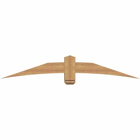 Ekena Millwork Bellingham Timber Gable Bracket, Western Red Cedar, 72"W x 12"H x 5 1/2"D x 5 1/2"F, 4/12 Pitch GBW072X12X0606BEL00SWR
